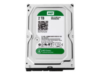 WD Green WD20EZRX - Hårddisk - 2 TB - inbyggd - 3.5" - SATA 6Gb/s - buffert: 64 MB - för My Cloud EX2 WD20EZRX