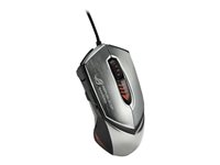 ASUS GX1000 Eagle Eye - Mus - laser - 6 knappar - kabelansluten - USB - borstad aluminium 90-XB3B00MU00000-