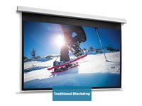 Da-Lite DescenderPro - Projektorduk - takmontering - motoriserad - 230 V - 131.1" (333 cm) - 16:9 - Matte White - RAL 9016 10146768