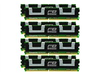 Kingston - DDR2 - sats - 64 GB: 8 x 8 GB - FB-DIMM 240-pin - 667 MHz / PC2-5300 - Fullt buffrat - ECC KTH-XW667/64G