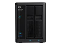 WD My Cloud PR2100 WDBBCL0160JBK - NAS-server - 2 fack - 16 TB - HDD 8 TB x 2 - RAID RAID 0, 1, JBOD - RAM 4 GB - Gigabit Ethernet WDBBCL0160JBK-EESN