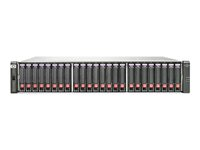 HPE Modular Smart Array P2000 G3 SAS Dual Controller SFF Bundle - Hårddiskarray - 2.4 TB - 24 fack ( SATA-300 / SAS-2 ) - 4 x HDD 600 GB - SAS 6Gb/s (extern) - kan monteras i rack - 2U - Top Value E7V86AM