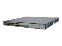 HPE 1910-24G-PoE (365 W) Switch - Switch - Administrerad - 24 x 10/100/1000 (PoE) + 4 x SFP - rackmonterbar - PoE JE007A#ABB