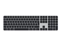 Apple Magic Keyboard with Touch ID and Numeric Keypad - Tangentbord - trådlös - Bluetooth - QWERTY - dansk - svarta tangenter MMMR3DK/A