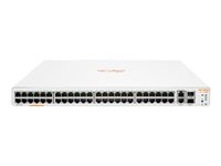 HPE Aruba Instant On 1960 48G 2XGT 2SFP+ Switch - Switch - L2+ - smart - 48 x 10/100/1000 + 2 x 10 Gigabit SFP+ + 2 x 10 Gigabit Ethernet - skrivbordsmodell, rackmonterbar JL808A#ABB