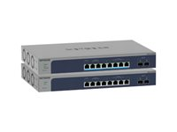 NETGEAR Smart MS510TXM - Switch - L3 Lite - smart - 4 x 100/1000/2.5G + 4 x 1/2.5/5/10GBase-T + 2 x 10 Gigabit SFP+ (upplänk) - skrivbordsmodell, rackmonterbar MS510TXM-100EUS