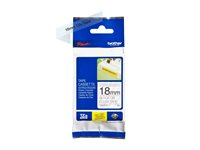 Brother TZe-S141 - Extrastark häftning - svart på klar - Rulle (1,8 cm x 8 m) 1 kassett(er) bandlaminat bläckpatron/etiketter - för Brother PT-D600; P-Touch PT-D410, D450, D460, D610, D800, E310, E550, P900, P950 TZES141