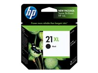 HP 21XL - 12 ml - Lång livslängd - svart - original - blister - bläckpatron - för Deskjet F2185, F2187, F2210, F2235, F2240, F2275, F2280, F2290, F375, F4175, F4190, F4194 C9351CE#301