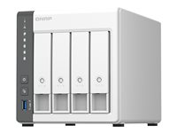QNAP TS-433 - NAS-server - 4 fack - 32 TB - SATA 6Gb/s - HDD 8 TB x 4 - RAID 0, 1, 5, 6, 10, JBOD - RAM 4 GB - Gigabit Ethernet / 2.5 Gigabit Ethernet - iSCSI support K/TS-433-4G+4XMN10ADA800S