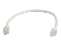 C2G Cat5e Non-Booted Unshielded (UTP) Network Patch Cable - Patch-kabel - RJ-45 (hane) till RJ-45 (hane) - 1 m - UTP - CAT 5e - tvinnad, enhetsstart - vit 83121