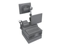 HP Terminal Enclosure Assembly - POS-terminalhölje - jacksvart - för Point of Sale System rp5800 QQ971AA