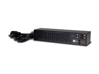 APC Switched Rack PDU AP7902B - Kraftdistributionsenhet (kan monteras i rack) - AC 100/120 V - 2880 VA - ingång: NEMA L5-30P - utgångskontakter: 16 (NEMA 5-20R) - 2U - 3.05 m sladd - svart - för P/N: SMTL2K2RM2UCLNC, SMX1000CNC, SMX3000RMX93, SRTL10KRM4UT, SRTL8KRM4UT, SRYL20K20RMXLT AP7902B