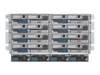 Cisco UCS 5108 Blade Server Chassis SmartPlay Select - Kan monteras i rack 6U - upp till 8 blad - nätaggregat - hot-plug 2500 Watt - med 2 x UCS 6324 Fabric Interconnect UCS-SP-MINI