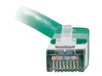 C2G Cat5e Booted Shielded (STP) Network Patch Cable - Patch-kabel - RJ-45 (hane) till RJ-45 (hane) - 10 m - STP - CAT 5e - formpressad - grön 83840