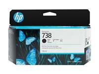 HP 738 - 130 ml - svart - original - DesignJet - bläckpatron - för DesignJet T950 498N4A