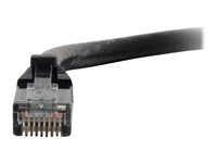 C2G Cat5e Booted Unshielded (UTP) Network Patch Cable - Patch-kabel - RJ-45 (hane) till RJ-45 (hane) - 30 cm - UTP - CAT 5e - formpressad, hakfri, tvinnad - svart 83179