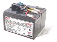 APC Replacement Battery Cartridge #48 - UPS-batteri - 1 x batteri - Bly-syra - för P/N: SMT750, SMT750C, SMT750I, SMT750TW, SMT750US, SUA750ICH, SUA750ICH-45, SUA750-TW RBC48