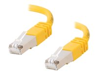 C2G - Patch-kabel - RJ-45 (hane) till RJ-45 (hane) - 30 m - STP - CAT 5e - formpressad, tvinnad - gul 83818