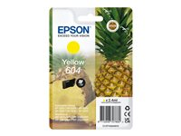 Epson 604 Singlepack - 2.4 ml - gul - original - blister med RF-larm/akustiskt larm - bläckpatron - för Expression Home XP-2200, 2205, 3200, 3205, 4200, 4205; WorkForce WF-2910, 2930, 2935, 2950 C13T10G44020