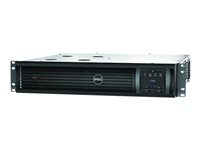 Dell Smart-UPS 1500VA LCD RM - UPS (kan monteras i rack) - AC 220/230/240 V - 1000 Watt - 1500 VA - RS-232, USB, Ethernet 10/100 - utgångskontakter: 4 - 2U - svart - med APC SmartConnect DLT1500RMI2UC