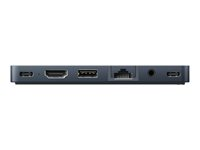 HyperDrive DUO PRO 7-in-2 - Dockningsstation - för laptop, bärbar dator, surfplatta - USB-C x 2 - HDMI - 1GbE HD575BUGL