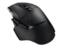 Logitech G G502 X LIGHTSPEED - Mus - optisk - 8 knappar - trådlös - 2.4 GHz - USB Logitech LIGHTSPEED-mottagare - svart 910-006181
