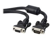 Belkin PRO Series High Integrity - VGA-förlängningskabel - HD-15 (VGA) (hane) till HD-15 (VGA) (hona) - 25 m - formpressad F3H981B25M