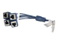 HPE X260 - Routerkabel - RJ-45 (hona) till DB-28 (hane) - 30 cm JG263A