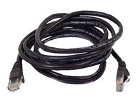 Belkin - Patch-kabel - RJ-45 (hane) till RJ-45 (hane) - 1 m - UTP - CAT 5e - formpressad, hakfri - svart - för Omniview SMB 1x16, SMB 1x8; OmniView SMB CAT5 KVM Switch A3L791B01M-BLKS