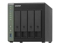 QNAP TS-431KX - NAS-server - 4 fack - 16 TB - SATA 6Gb/s - HDD 4 TB x 4 - RAID RAID 0, 1, 5, 6, 10, JBOD - RAM 2 GB - Gigabit Ethernet / 10 Gigabit Ethernet - iSCSI support TS-431KX-2G+4XST4000NE001