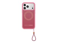 OtterBox Sole Series - Baksidesskydd för mobiltelefon - robust - MagSafe-kompatibilitet - nylontextil, polykarbonatskikt, TPE (termaplastisk elastomer) - Xtra Hot (rosa) - för Apple iPhone 17 Pro Max 77-99411