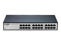 D-Link EasySmart Switch DES-1100-24 - Switch - Administrerad - 24 x 10/100 - skrivbordsmodell DES-1100-24