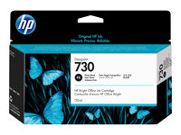 HP 730 - 130 ml - foto-svart - original - DesignJet - bläckpatron - för DesignJet SD Pro MFP, T1600, T1600dr, T1700, T1700dr, T1708, T1708dr, T2600, T2600dr P2V67A