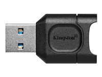 Kingston MobileLite Plus - Kortläsare (microSD, microSDHC, microSDHC UHS-I, microSDHC UHS-II, microSDXC, microSDXC UHS-I, microSDXC UHS-II) - USB 3.2 Gen 1 MLPM