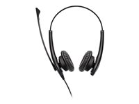 Jabra BIZ 1100 USB Duo - Headset - på örat - kabelansluten - USB - svart - universitet - Certifierad för Microsoft-teams, Zoomcertifierad 1159-0159-EDU