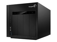 Seagate NAS 4-Bay STCU16000200 - NAS-server - 16 TB - SATA 3Gb/s - HD 4 TB x 4 - RAID 0, 1, 5, 6, 10, JBOD, 5 hot spare - Gigabit Ethernet - iSCSI 7636490057311