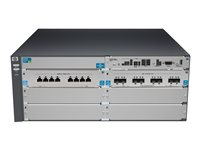 HPE Aruba 5406 - Switch - L4 - Administrerad - 8 x 10GBase-T + 8 x 10 Gigabit SFP+ - rackmonterbar - med HP 5400 zl Switch Premium License J9866A#ABB