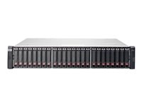 HPE Modular Smart Array 2040 FC Dual Controller SFF Bundle - Hårddiskarray - 5.4 TB - 24 fack ( SAS-2 ) - 6 x 900 GB - 8Gb Fibre Channel, 16Gb Fibre Channel (extern) - kan monteras i rack - 2U - Top Value G7Z51A