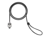 Compulocks 24 Unit Keyed Cable Laptop Lock Value Pack - Lås för säkerhetskabel - svart - 1.83 m CL15BP24