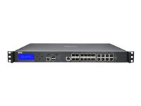 SonicWall SuperMassive 9200 High Availability - Säkerhetsfunktion - begränsad licensanvändning - 10GbE - 1U - kan monteras i rack 01-SSC-1062