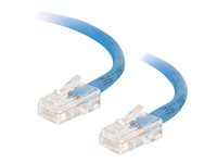 C2G Cat5e Non-Booted Unshielded (UTP) Network Crossover Patch Cable - Övergångskabel - RJ-45 (hane) till RJ-45 (hane) - 1.5 m - UTP - CAT 5e - tvinnad, enhetsstart - blå 83299