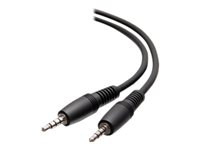 C2G 6ft TSSR 4 Position Cable - OMTP Wiring Standard - M/M - Headset-kabel - 4-poligt minijack hane till 4-poligt minijack hane - 1.8 m - svart C2G41467