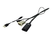 Lenovo Serial Conversion Option - Video/USB-adapter - för Lenovo Global 2x2x16, Global 4x2x32; System x3500 M4; x3950 X5; ThinkSystem SR250 46M5382