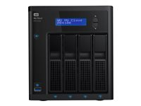 WD My Cloud PR4100 WDBNFA0320KBK - NAS-server - 4 fack - 32 TB - HDD 8 TB x 4 - RAID RAID 0, 1, 5, 10, JBOD - RAM 4 GB - Gigabit Ethernet WDBNFA0320KBK-EESN