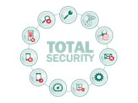 Kaspersky Total Security for Business - Nätverksuppgradering för abonnemangslicens (1 år) - 1 nod - volym - Nivå Q (50-99) - Europa KL4869XAQFW