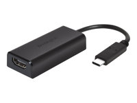 Kensington CV4000H USB-C 4K HDMI Adapter - Videokort - 24 pin USB-C hane till HDMI hona - stöd för 4K, aktiv K33993WWA