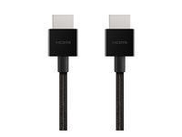 Belkin - Ultra High Speed - HDMI-kabel - HDMI hane till HDMI hane - 1 m - svart - 4K120Hz stöd, 8K60Hz stöd, flätad kabel AV10176BT1M-BLK