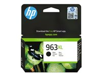 HP 963XL - 42.5 ml - Lång livslängd - svart - original - bläckpatron 3JA30AE#LS3