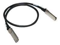 HPE Aruba - 1000Base direktkopplingskabel - QSFP28 till QSFP28 - 1 m - för HPE Aruba 8325-32C, 8325-48Y8C; CX 10000 Empty Chassis, 8360-12C V2, 8360-16Y2C V2 R0Z25A