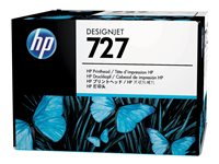 HP 727 - Mattsvart, foto-svart, cyan, magenta, gul, grå - skrivhuvud - för DesignJet T1500, T1530, T2500, T2530, T920, T930 B3P06A